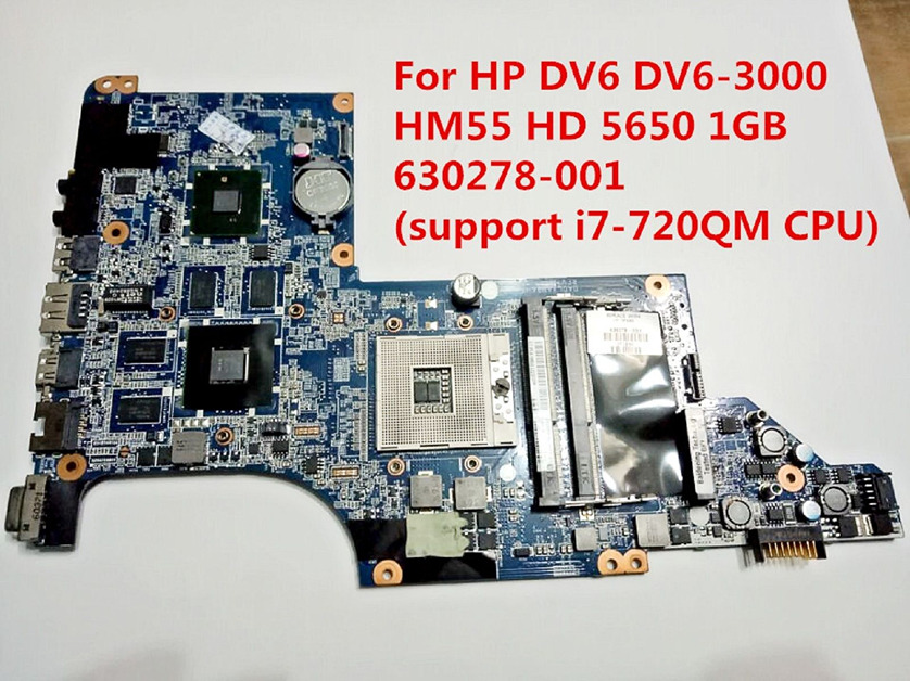 HP DV6 DV6-3000 Intel HM55 ATI 5650/1GB Motherboard 630278-001 D